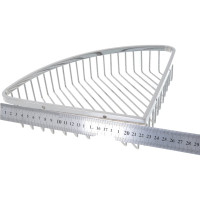 Угловая мыльница в сеточку Nofer NIZA 09063.В