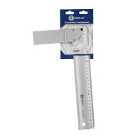 Столярный алюминиевый угольник 300 мм КОБАЛЬТ 910-386