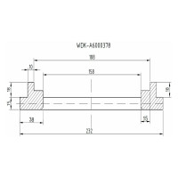 Фланец WIEDERKRAFT для балансировочного станка и колес до 230 мм WDK-A6000378