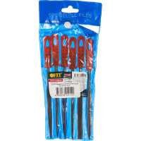 Надфили FIT IT пластмассовая ручка, 5мм х 140мм, 6шт 42160