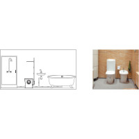 Туалетный насос-измельчитель JEMIX STF-400 COMPACT 400 Вт 87608