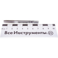 Машинно-ручной метчик TORNERI М 8х1.25, комплект из 2-х шт, Р6М5 , левый 038246