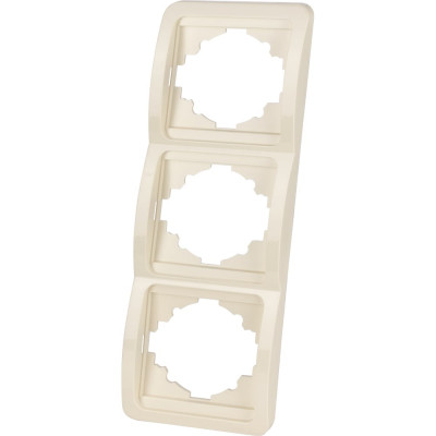 Рамка 3-ая вертикальная слоновая кость серия "Валдай" TDM ELECTRIC SQ1804-0120