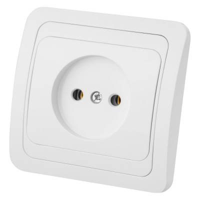 Розетка, белая 2П 10А TDM ELECTRIC Валдай SQ1804-0007