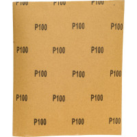 Шлифлист водостойкий на бумажной основе №12 (10 шт; 230х280 мм; Р100) SANTOOL 060212-010