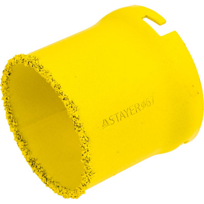 Коронка кольцевая с карбидно-вольфрамовой крошкой (67 мм) "PROFESSIONAL" STAYER 33345-67