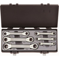 Набор накидных трещоточных ключей под звездочку FORCE 50617