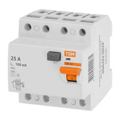УЗО TDM ELECTRIC SQ0203-0029 ВД1-63