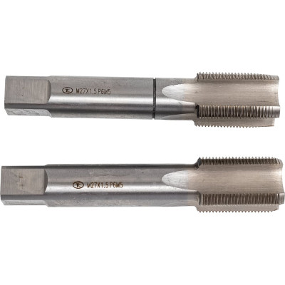 Машинно-ручной метчик ТехноСталь М33х3.5, Р6М5, компл 2шт., d1=22.4мм, 2620-2019(17) исп.2, Н2, t173084