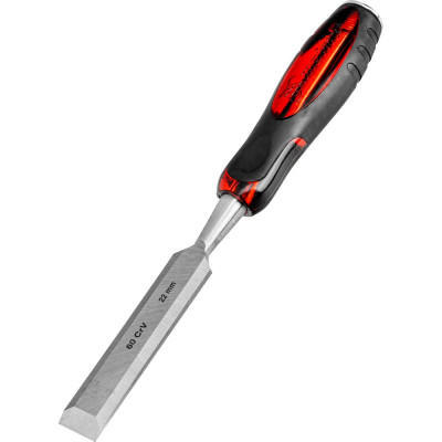 Долото-стамеска MATRIX "Тигровый глаз", 22 мм, двухкомпонентная обрезиненная ручка// 24516