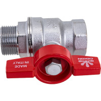 Шаровой кран GEKON с вн./нар. резьбой 3/4", ручка-бабочка GK 554 34