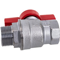 Шаровой кран GEKON с вн./нар. резьбой 3/4", ручка-бабочка GK 554 34