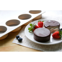 Силиконовая форма для пирожных S-Chief 28x8 x 23 см круглые - 4 ячейки 562471