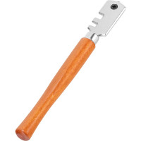 Стеклорез SPARTA 6-роликовый с деревянной ручкой// 872235