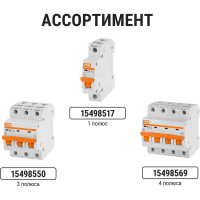 Автоматический выключатель ВА47-29 (2Р; 13 А; 4.5 кА; В) TDM ELECTRIC SQ0206-0025
