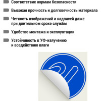 Знак "Курить здесь" TDM ELECTRIC d=180мм, в упаковке 10 штук SQ0817-0027