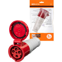 Переносная розетка 234 3Р+РЕ 63А 380В IP54 TDM ELECTRIC SQ0603-0017