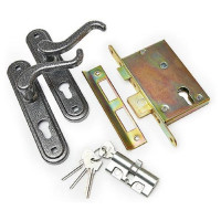 Врезной замок ЗЕНИТ -ЗВ4-3.02 серебро 9479 00009479