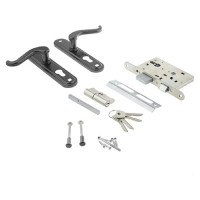 Врезной замок ЗЕНИТ -ЗВ4-3.02 серебро 9479 00009479