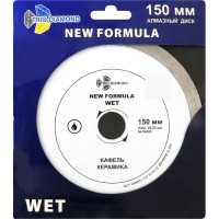 Диск алмазный отрезной TRIO-DIAMOND сплошной 150x22.23 New Formula Wet, W403