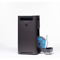 Воздухоочиститель с функцией увлажнения Sharp KCG41RH темно-серый 64941909
