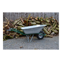 Тачка одноколесная Haemmerlin 160 л, оцинкованный кузов, пневмо колесо-подшипник) Cargo Excellium MG GFR(4058) 301379610