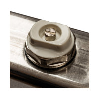 Коллектор из нержавеющей стали без расходомеров, с клапаном выпуска воздуха и сливом STOUT 2 выхода SMS-0932-000002