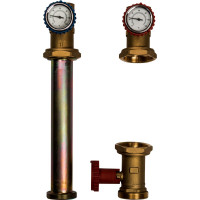 Насосная группа с прямым контуром (1 1/4", без насоса в теплоизоляции, DN 32) STOUT SDG-0001-003201