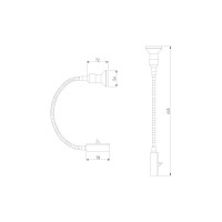 Настенный светильник Elektrostandard 1215 MR16 Plica сатинированный никель/хром a025006