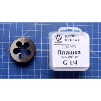 Плашка Bucovice Tools трубная G 1/4" -19 115CrV3 38x10мм 212140
