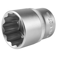 Головка торцевая двенадцатигранная AV Steel (27 мм; 1/2)  AV-521027