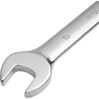 Комбинированный ключ трещоточный с шарниром 15мм AV Steel  AV-315215