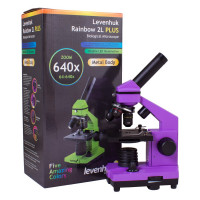 Микроскоп Levenhuk Rainbow 2L PLUS Amethyst\Аметист 69042