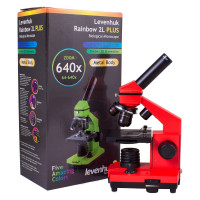 Микроскоп Levenhuk Rainbow 2L PLUS Orange\Апельсин 69045