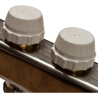 Коллектор из нержавеющей стали с расходомерами, с клапаном вып. воздуха и сливом 8 вых. STOUT SMS-0927-000008