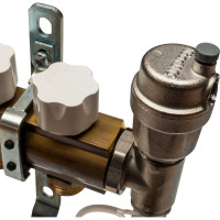 Распределительный коллектор из латуни без расходомеров 4 вых. STOUT SMB 0468 000004