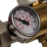 Распределительный коллектор из латуни с расходомерами 5 вых. STOUT SMB 0473 000005