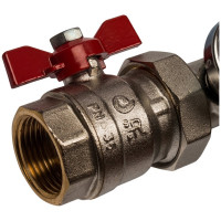 Распределительный коллектор из латуни с расходомерами 5 вых. STOUT SMB 0473 000005