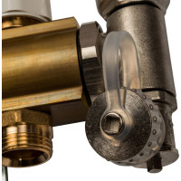 Распределительный коллектор из латуни с расходомерами 5 вых. STOUT SMB 0473 000005