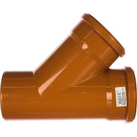 Тройник для наружной канализации PRO AQUA TERRA PP 160x160x45 PPH70161645