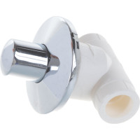 Вентиль с хромированной рукояткой PRO AQUA PP-R d-20 мм PA43008b