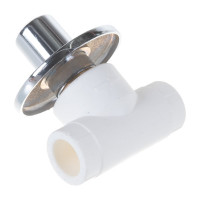 Вентиль с хромированной рукояткой PRO AQUA PP-R d-20 мм PA43008b