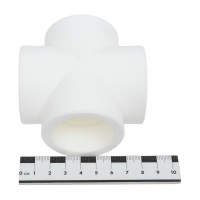 Крестовина PRO AQUA PP-R Белая 40 PA17014b