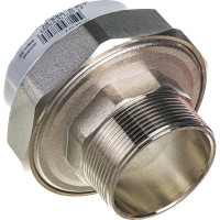 Комбинированная разъемная муфта (американка) PRO AQUA PP-R НР белая d-63 2" PA21024b