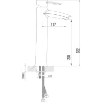 Смеситель для раковины Lemark Atlantiss LM3209C
