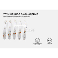 Светодиодная лента Apeyron 12В, 4,8 Вт/м 85