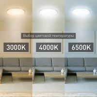 Бытовой светильник ЭРА Fashion SPB-6 светодиодный 60Вт, 3000-6500К Chrome, 490х66 мм Б0030135