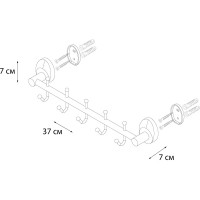 Планка FIXSEN EUROPA 5 крючков 21805-5