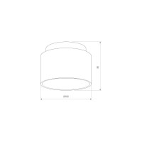 Накладной светильник Elektrostandard 1069 GX53 WH белый матовый a036624