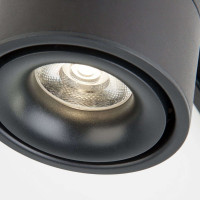 Потолочный светодиодный светильник Elektrostandard LTB21 Klips черный 15W 4200K a040438